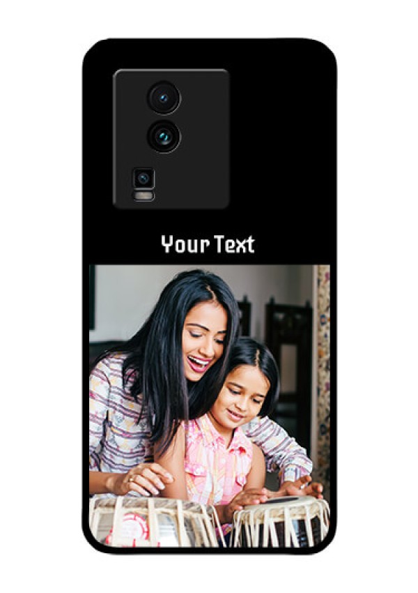 iQOO Neo 7 Pro 5G Photo with Name on Glass Phone Case