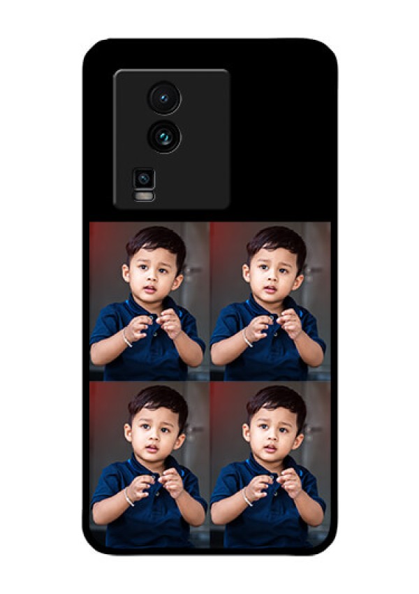 iQOO Neo 7 Pro 5G 4 Image Holder on Glass Mobile Cover