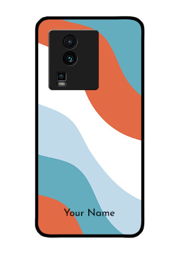 iQOO Neo 7 Pro 5G Custom Glass Mobile Case - coloured Waves Design