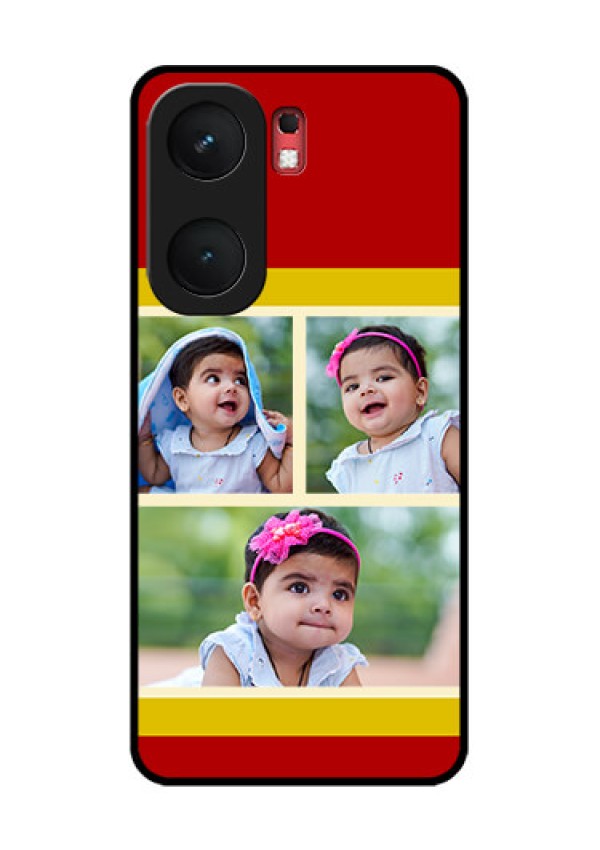 iQOO Neo 9 Pro 5G Custom Glass Phone Case - Multiple Pic Upload Design