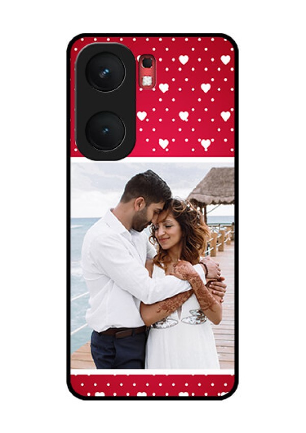 iQOO Neo 9 Pro 5G Custom Glass Phone Case - Hearts Mobile Case Design