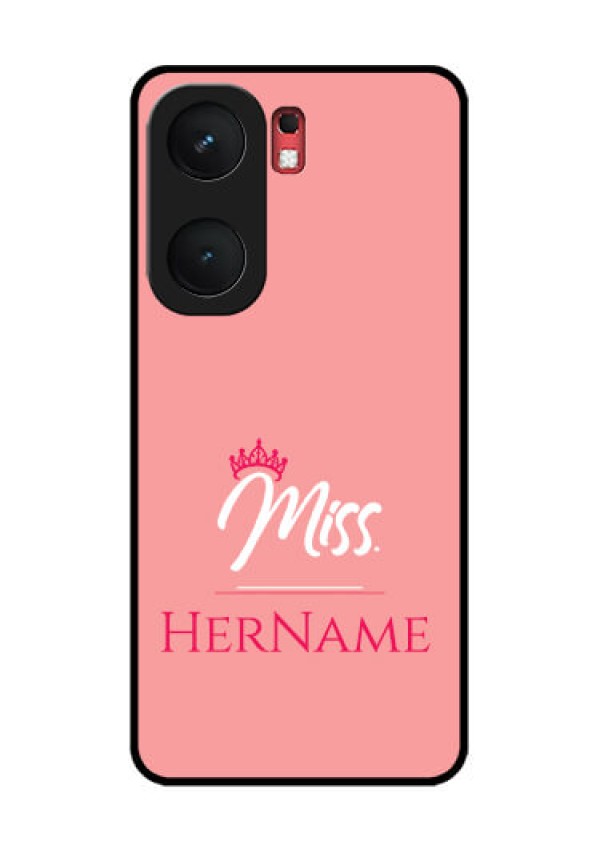 iQOO Neo 9 Pro 5G Custom Glass Phone Case - Mrs With Name Design