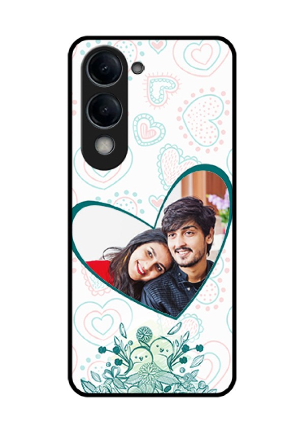 iQOO Z10 Lite Custom Glass Phone Case - Premium Couple Design