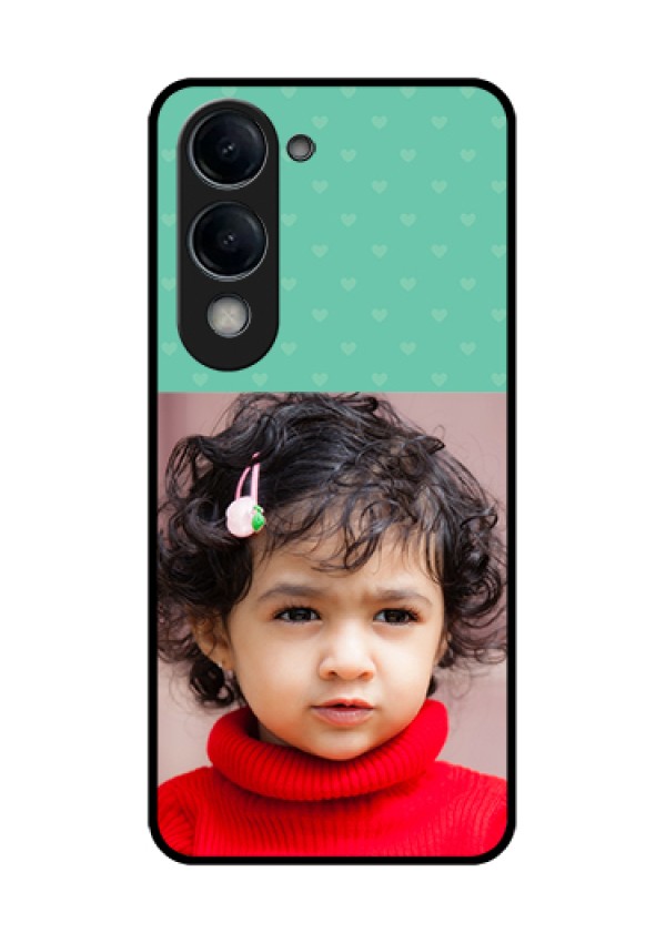 iQOO Z10 Lite Custom Glass Phone Case - Lovers Picture Design