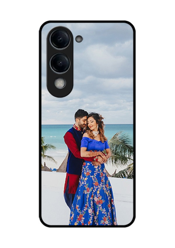 iQOO Z10 Lite Custom Glass Phone Case - Upload Full Picture Design