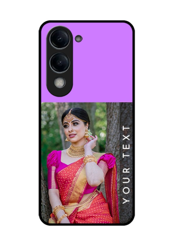 iQOO Z10 Lite Custom Glass Phone Case - Birthday Icons Design