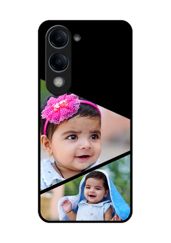 iQOO Z10 Lite Custom Glass Phone Case - Semi Cut Design