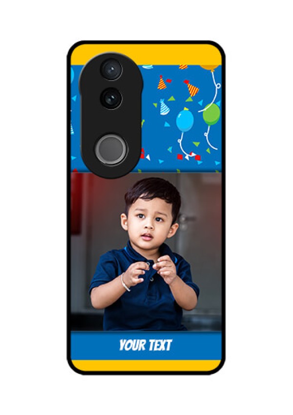 iQOO Z10R Custom Glass Phone Case - Birthday Wishes Design