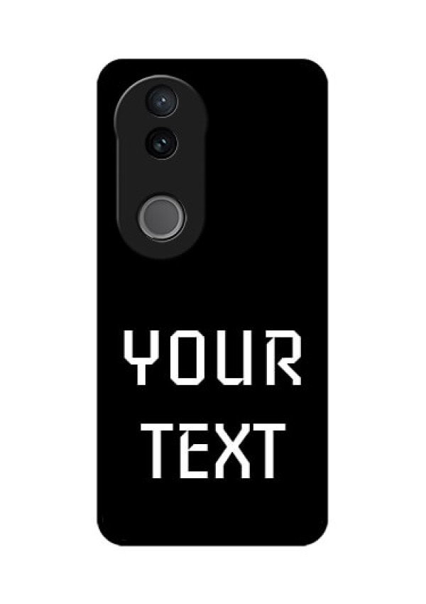 iQOO Z10R Custom Glass Phone Case - Your Name Design