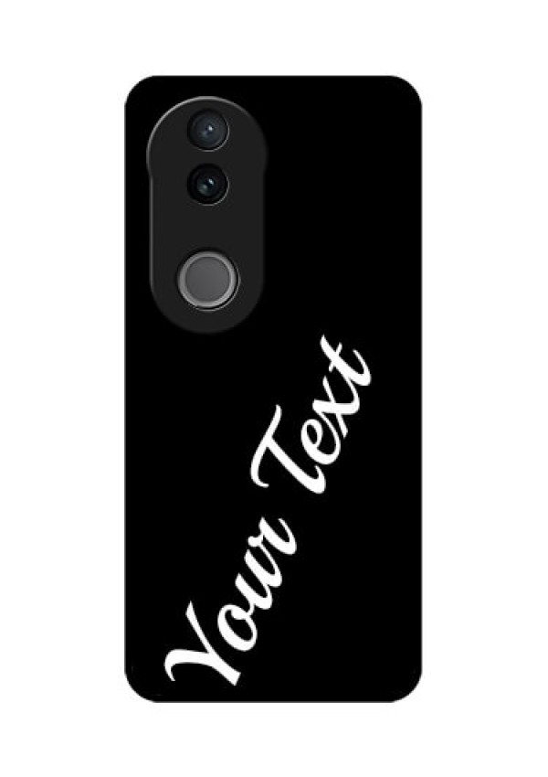iQOO Z10R Custom Glass Phone Case - With Your Name Design