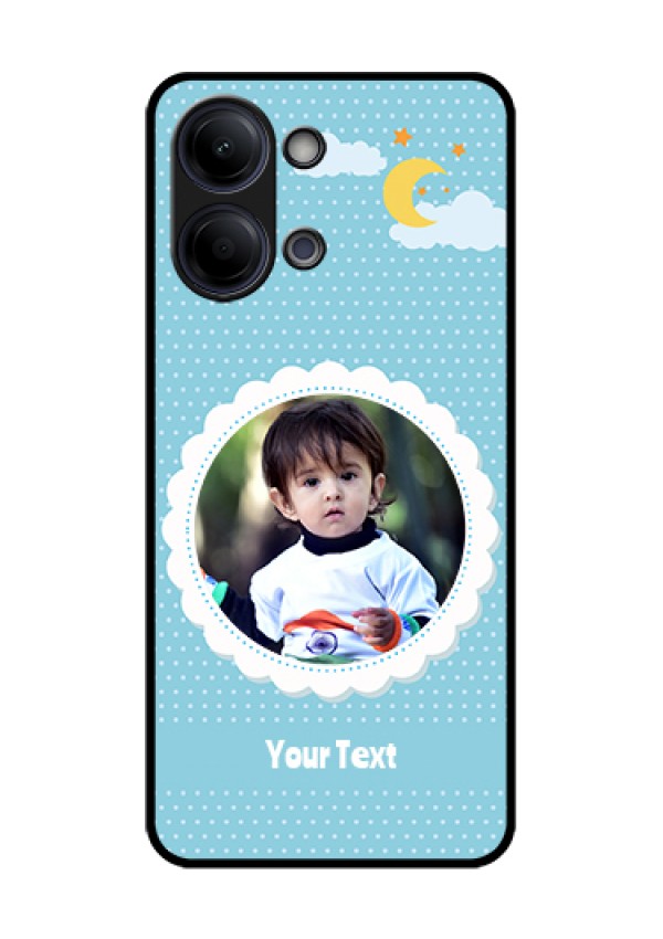 iQOO Z11 Lite 5G Custom Glass Phone Case - Violet Pattern Design