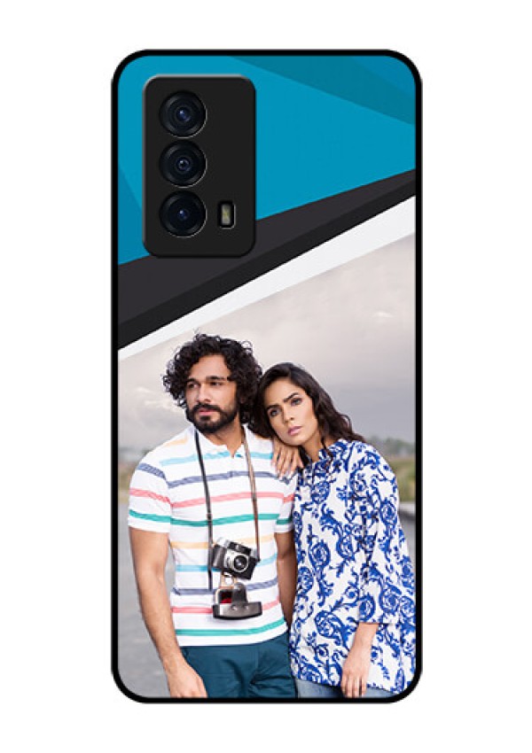 iQOO Z5 5G Photo Printing on Glass Case - Simple Pattern Photo Upload Design