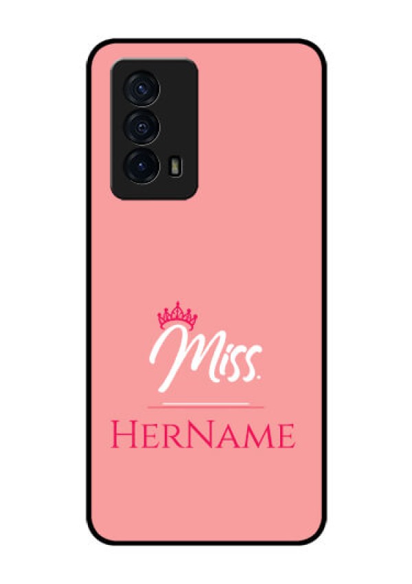 iQOO Z5 5G Custom Glass Phone Case Mrs with Name
