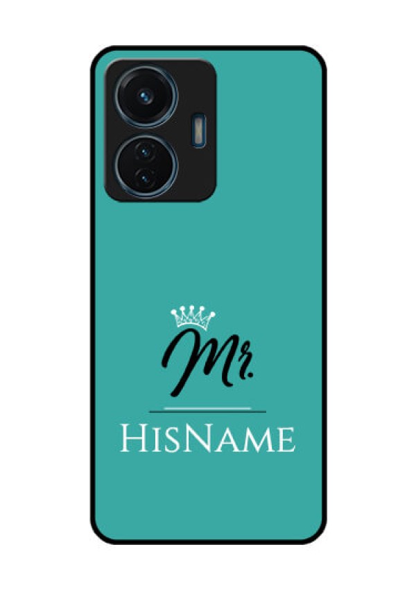 iQOO Z6 44w Custom Glass Phone Case Mr with Name