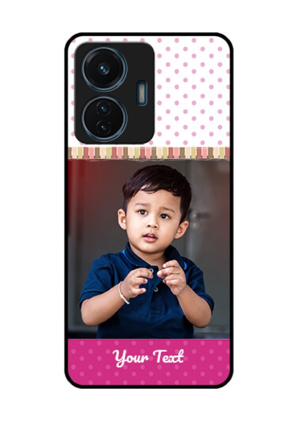 iQOO Z6 Lite 5G Photo Printing on Glass Case - Cute Girls Cover Design