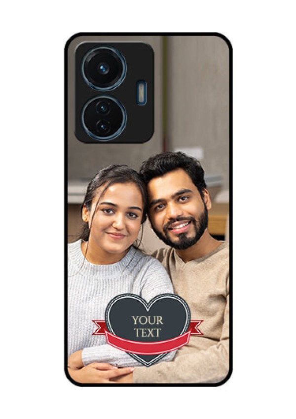 iQOO Z6 Lite 5G Custom Glass Phone Case - Just Married Couple Design