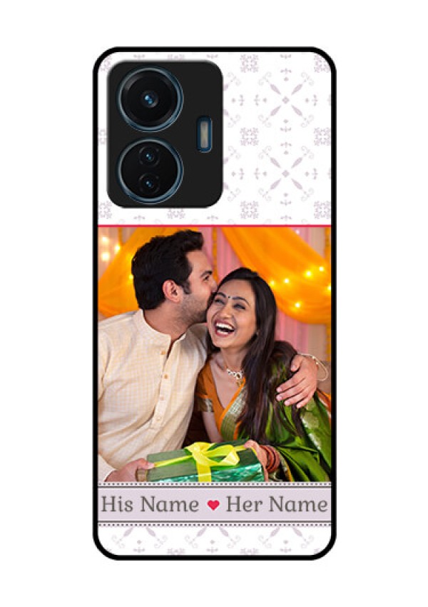 iQOO Z6 Lite 5G Custom Glass Mobile Case - with Photo and Ethnic Design