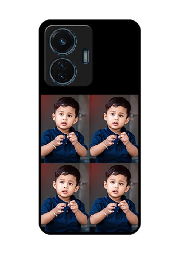 iQOO Z6 Lite 5G 4 Image Holder on Glass Mobile Cover