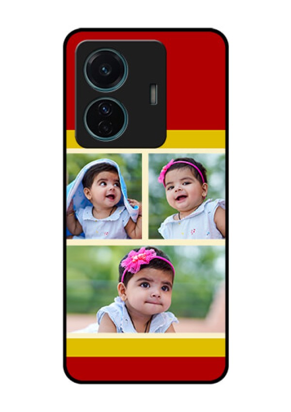 iQOO Z6 Pro 5G Custom Glass Mobile Case - Multiple Pic Upload Design