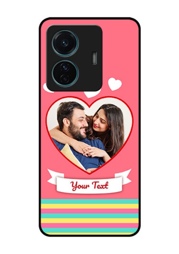iQOO Z6 Pro 5G Photo Printing on Glass Case - Love Doodle Design