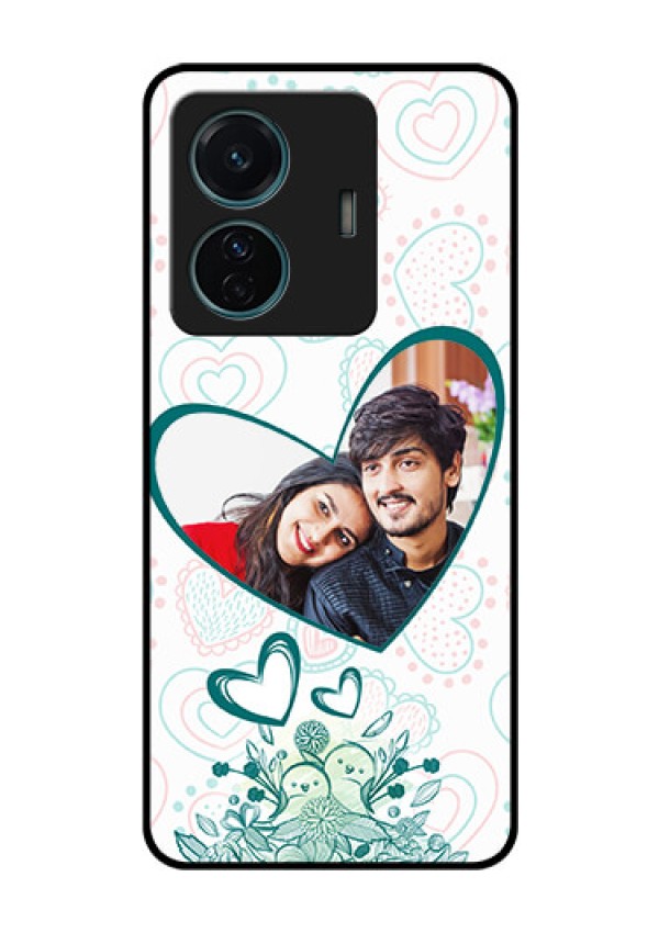 iQOO Z6 Pro 5G Photo Printing on Glass Case - Premium Couple Design
