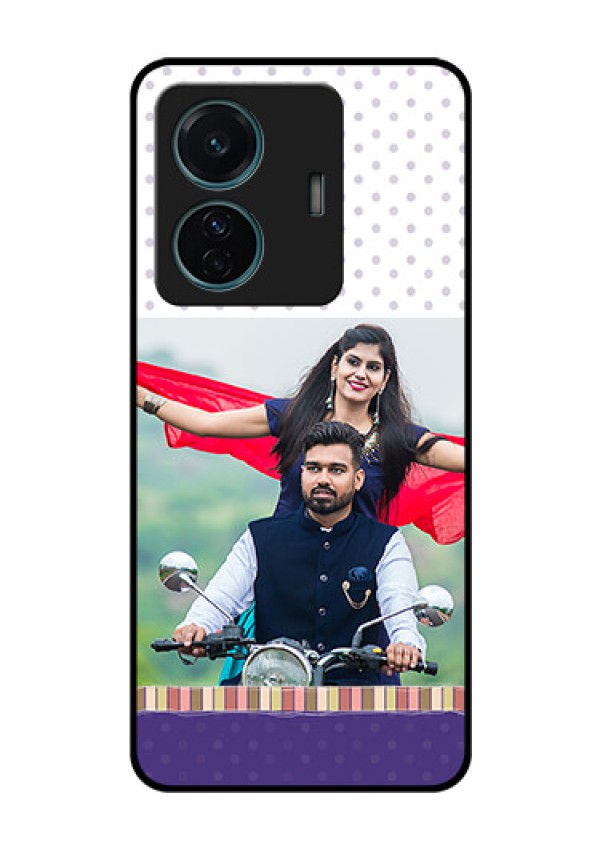 iQOO Z6 Pro 5G Photo Printing on Glass Case - Cute Family Design