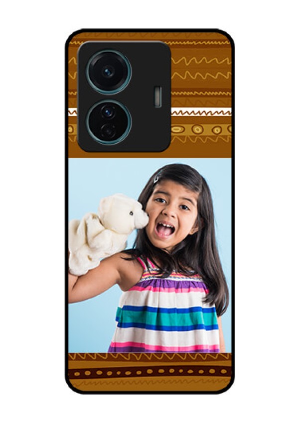 iQOO Z6 Pro 5G Custom Glass Phone Case - Friends Picture Upload Design