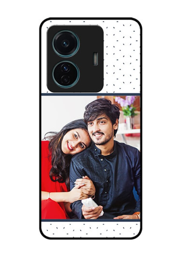 iQOO Z6 Pro 5G Personalized Glass Phone Case - Premium Dot Design