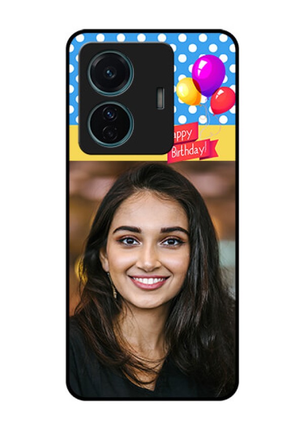 iQOO Z6 Pro 5G Custom Glass Mobile Case - Happy Birthday Design