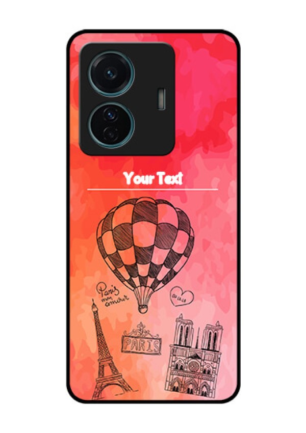 iQOO Z6 Pro 5G Custom Glass Phone Case - Paris Theme Design