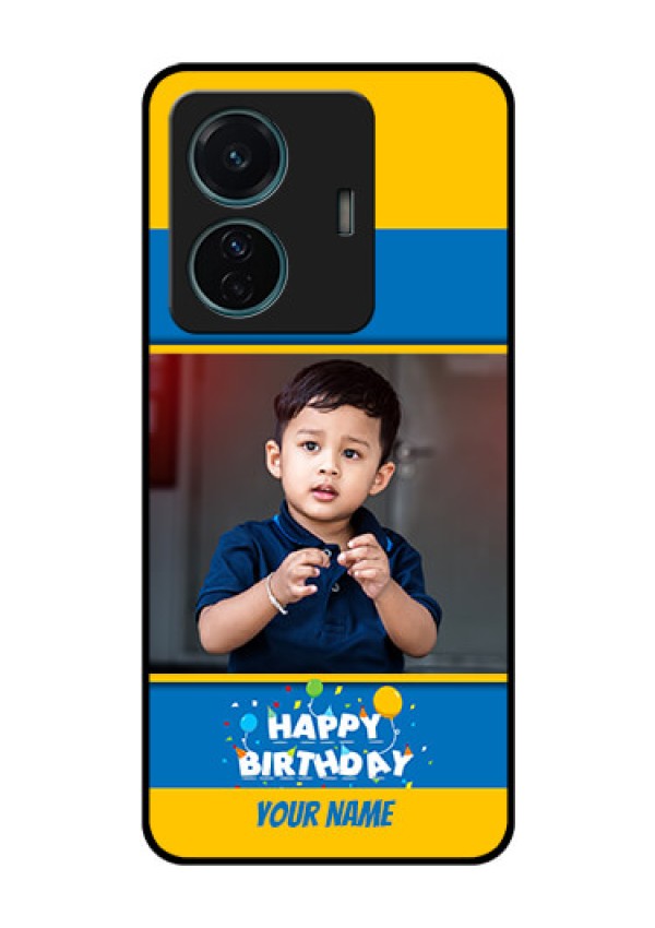 iQOO Z6 Pro 5G Custom Glass Mobile Case - Birthday Wishes Design