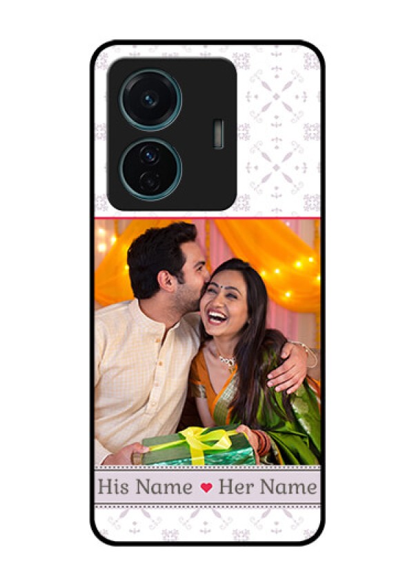 iQOO Z6 Pro 5G Custom Glass Mobile Case - with Photo and Ethnic Design