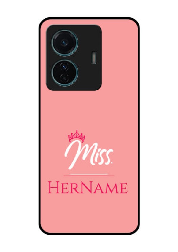 iQOO Z6 Pro 5G Custom Glass Phone Case Mrs with Name