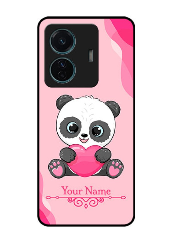 iQOO Z6 Pro 5G Custom Glass Mobile Case - Cute Panda Design