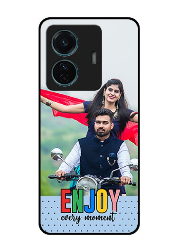 iQOO Z6 Pro 5G Photo Printing on Glass Case - Enjoy Every Moment Design