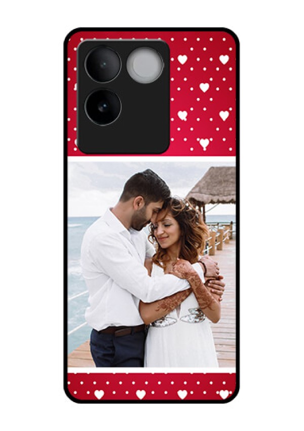 iQOO Z7 Pro 5G Custom Glass Phone Case - Hearts Mobile Case Design
