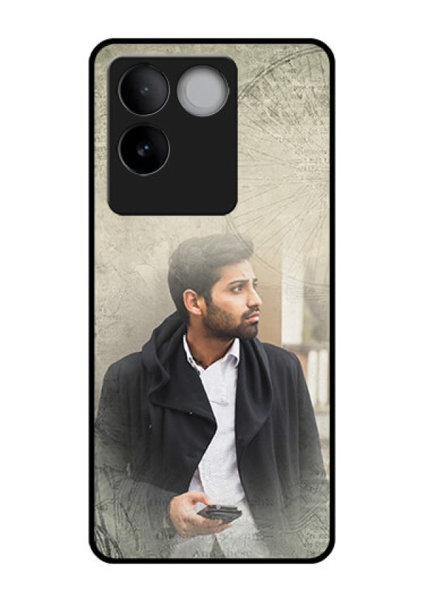 iQOO Z7 Pro 5G Custom Glass Phone Case - With Vintage Design