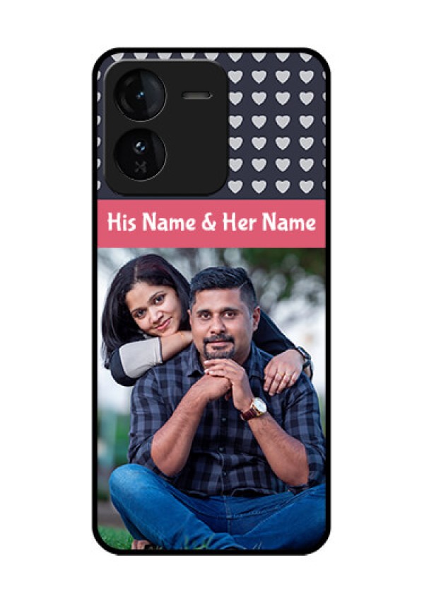 iQOO Z9 5G Custom Glass Phone CaseLove Symbols Design