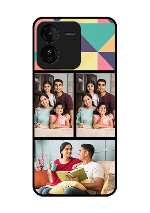 iQOO Z9 5G Custom Glass Phone CaseBulk Pic Upload Design