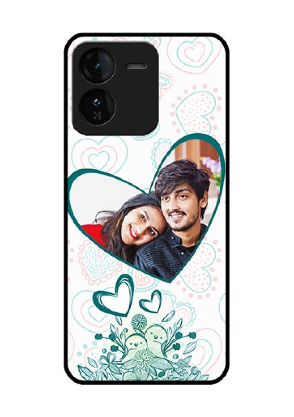 iQOO Z9 5G Custom Glass Phone CasePremium Couple Design