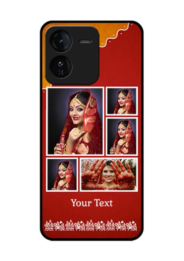 iQOO Z9 5G Custom Glass Phone CaseWedding Pic Upload Design
