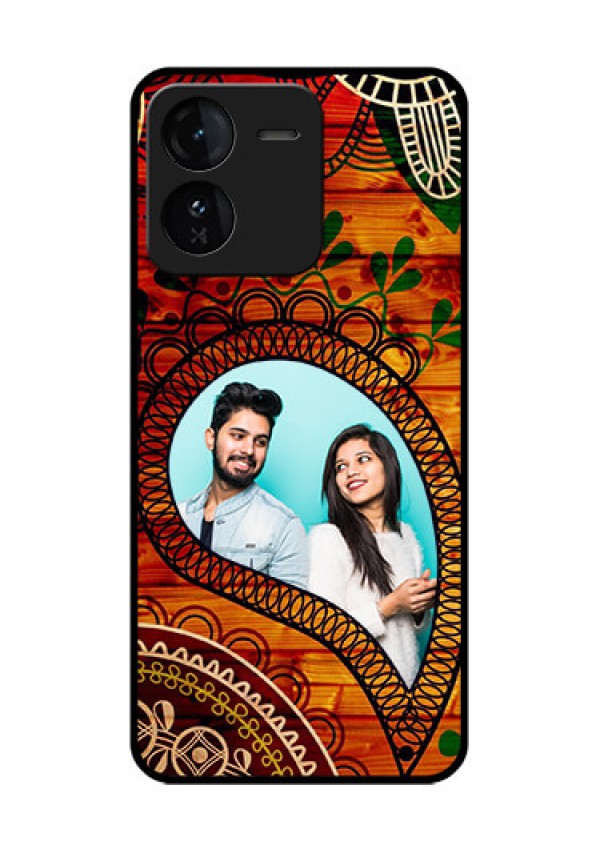 iQOO Z9 5G Custom Glass Phone CaseAbstract Colorful Design