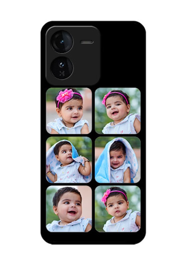 iQOO Z9 5G Custom Glass Phone CaseMultiple Pictures Design