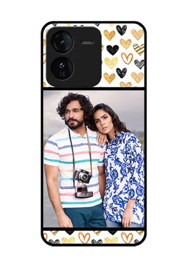 iQOO Z9 5G Custom Glass Phone CaseLove Symbol Design