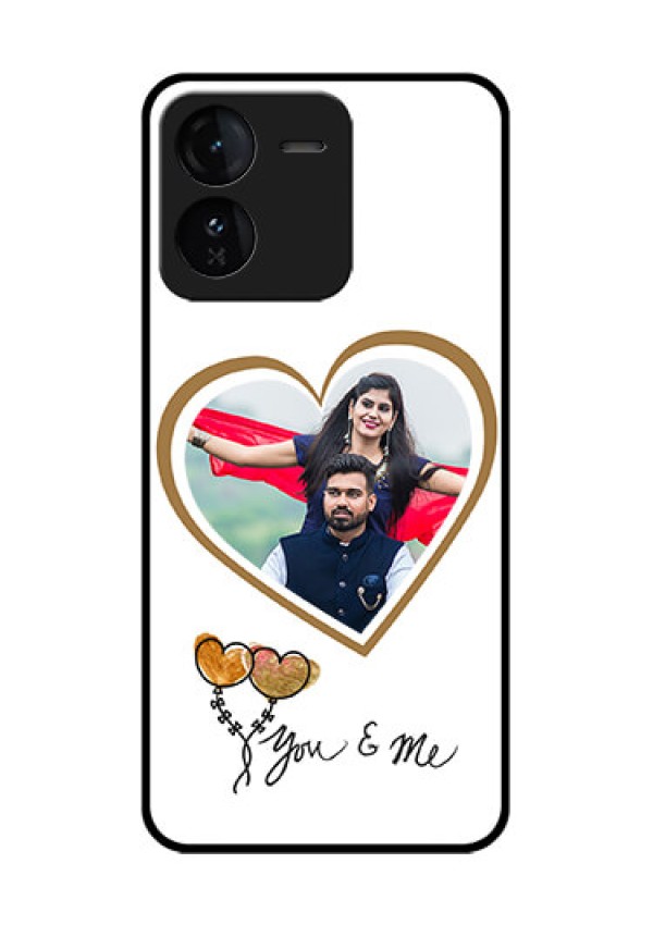 iQOO Z9 5G Custom Glass Phone CaseYou and Me Design