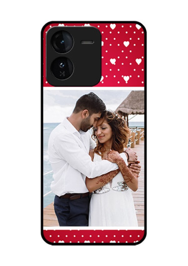 iQOO Z9 5G Custom Glass Phone CaseHearts Mobile Case Design
