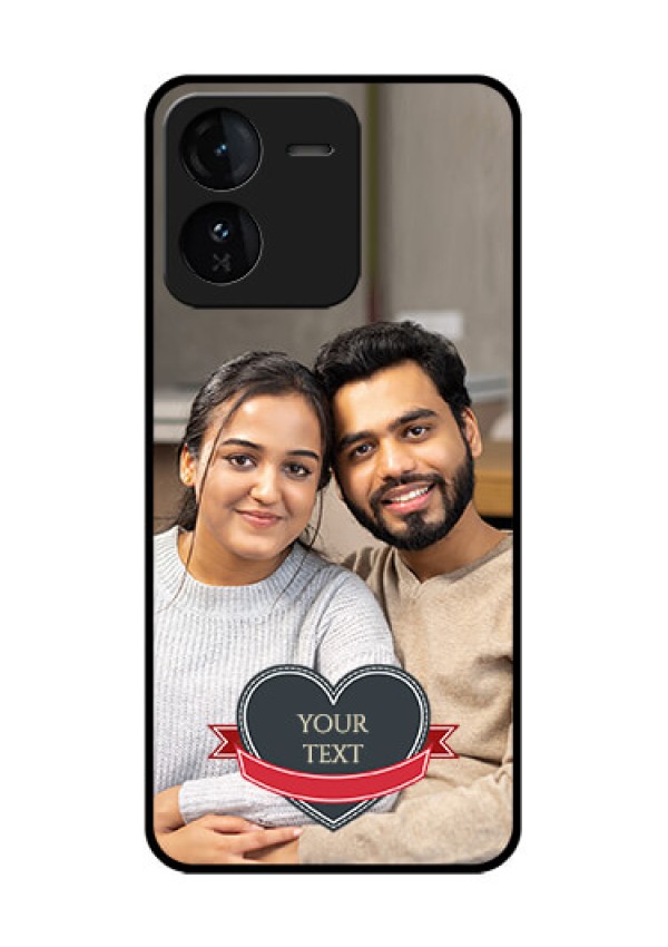 iQOO Z9 5G Custom Glass Phone CaseJust Married Couple Design
