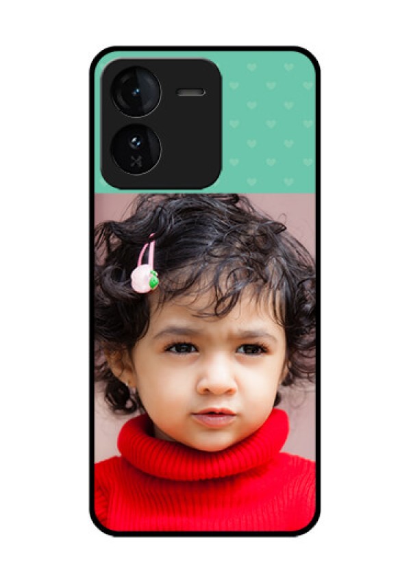 iQOO Z9 5G Custom Glass Phone CaseLovers Picture Design