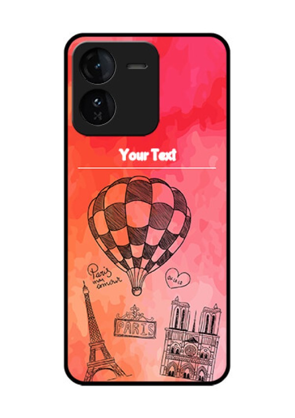 iQOO Z9 5G Custom Glass Phone CaseParis Theme Design