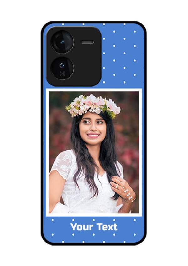 iQOO Z9 5G Custom Glass Phone CasePolka Dots Design